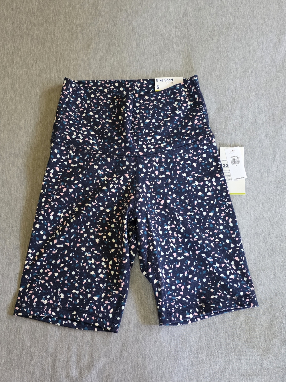 Old Navy Navy Floral Print Bike Shorts